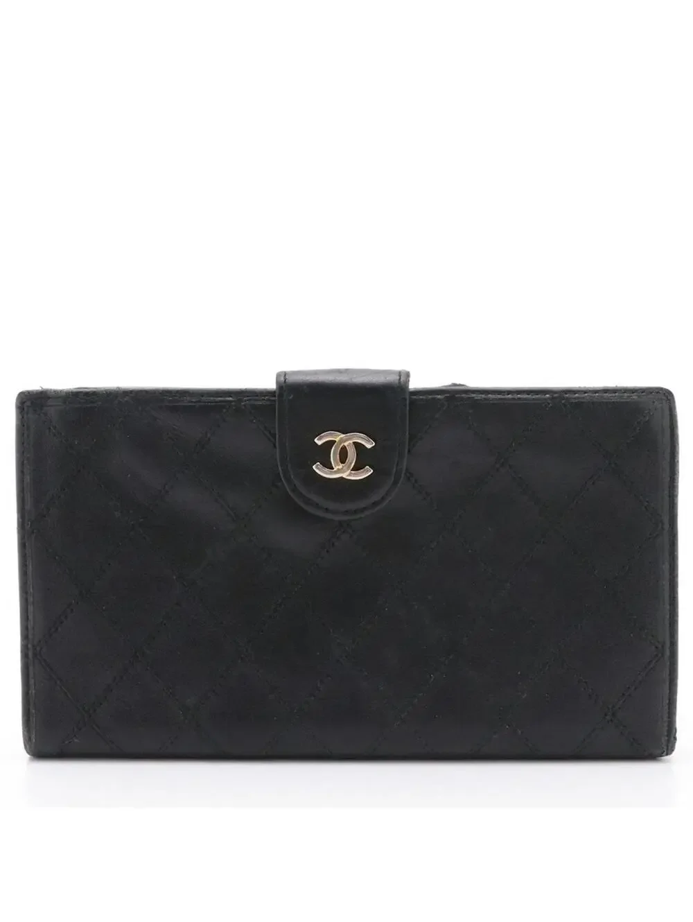 CHANEL black quilted